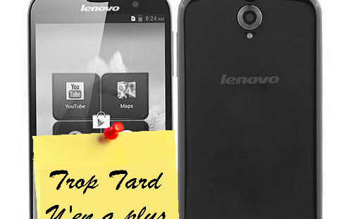 Smartphone LENOVO A850I 5.5 pouces , 4 coeurs ) 108€ livré