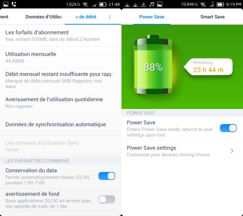 Surveillez votre consommation de data et optimisez votre batterie