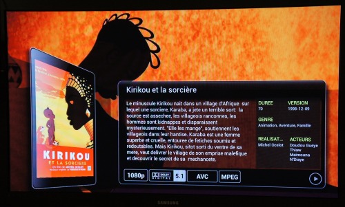 Les fiches films créées automatiquement sont superbes
