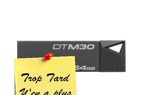 Clé USB 3.0 Kingston DataTraveler Mini 64 Go pour 22€39 (…)