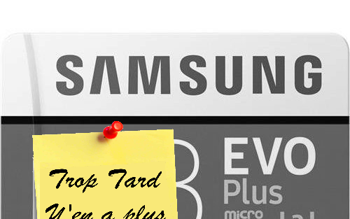 Carte Micro SDXC 128Go Samsung Evo Plus avec adaptateur (…)