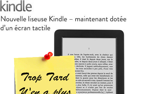 Liseuse Kindle Amazon, tactile 6 pouces reconditionnée à (…)