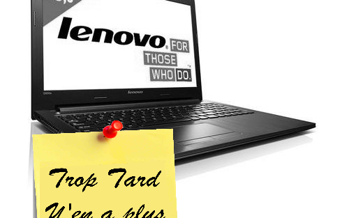 PC Portable bureautique Lenovo G500 double coeur, 15.6, (…)
