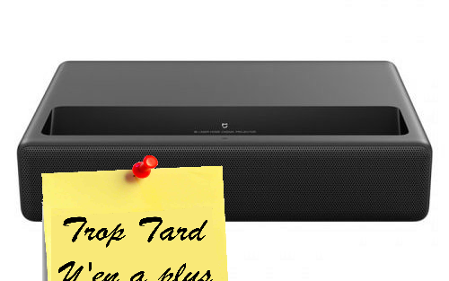Videoprojecteur UST laser 4K Xiaomi Mijia à 1566€