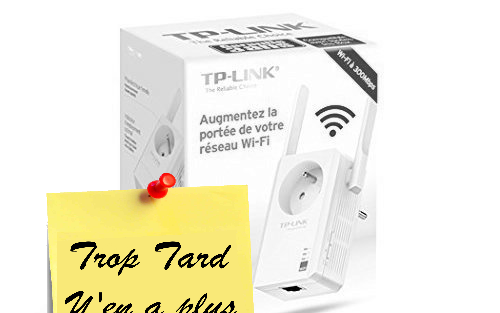 TP-Link TL-WA865RE Répéteur WiFi N 300 Mbps à 21,92€ livré