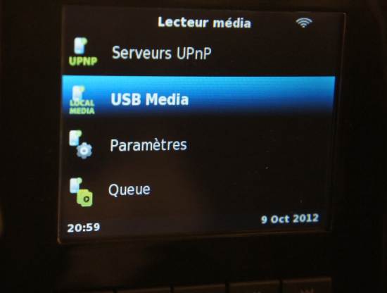 La sélection de sources de lecture 