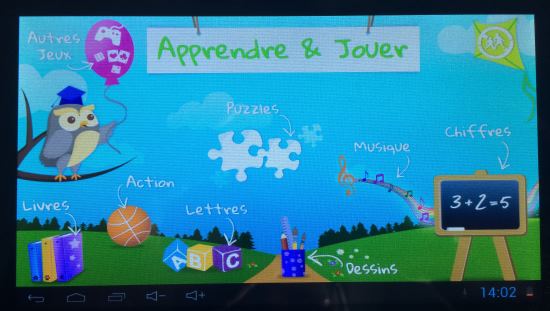 La section Apprendre & Jouer