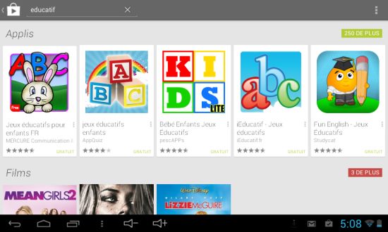 Les applications éducatives pulullent sur le Playstore
