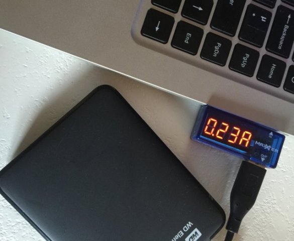 Le port USB n'arrive pas à monter en ampérage pour amorcer un disque externe