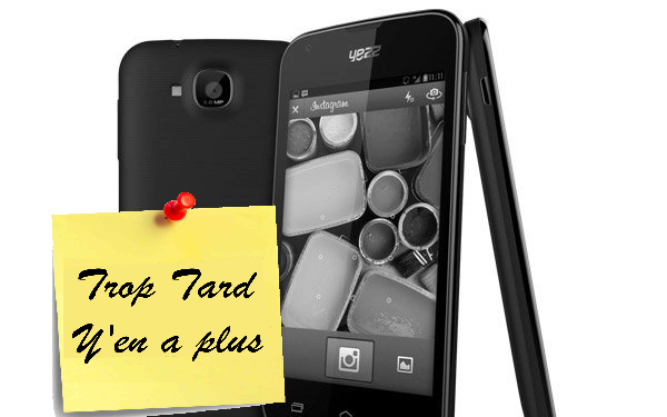 Smartphone Android 3G Yezz Andy A4M double sim 3 capots (…)