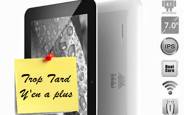 96€99 la tablette tactile 7" RK3066 DUAL CORE IPS HDMI (…)