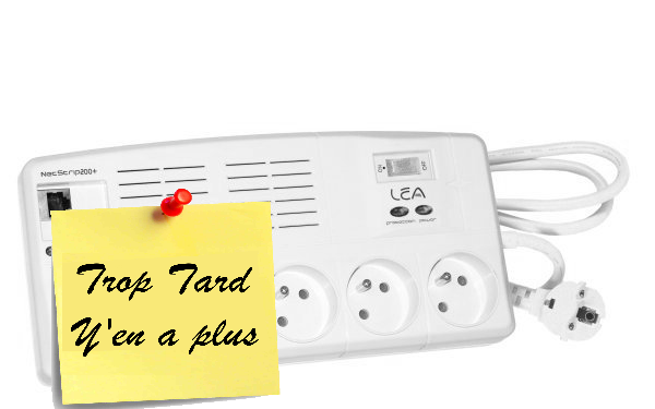 Bloc parafoudre 5 prises avec module CPL 200 Mbit/s (…)