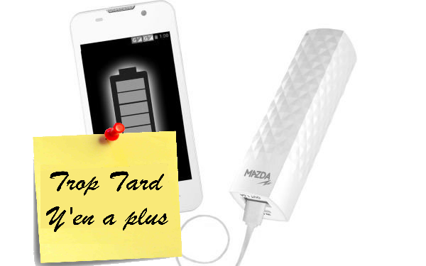 Batterie de secours Mazda Ernergistick 2000 mAh 7€95