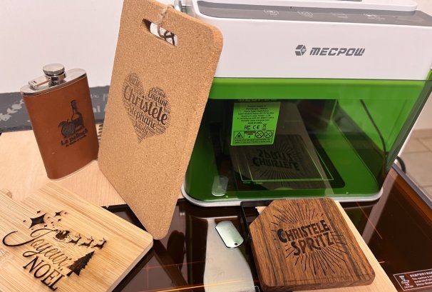 Test Mecpow M1, une mini graveuse laser DIODE 5 watts clé en main à petit prix