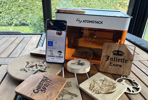 Test Atomstack P1 Mini : un graveur laser portable pour des petits projets sympathiques