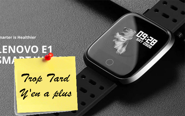 Lenovo E1, la montre connectée au look Apple Watch sans (…)