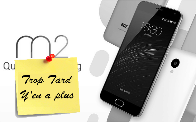 Smartphone Meizu M2 blanc ou bleu HD 4G à 99€ (ODR 30€)