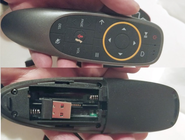 Surprise, la télécommande nécessite un dongle