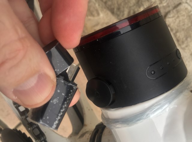 L'embout du chargeur