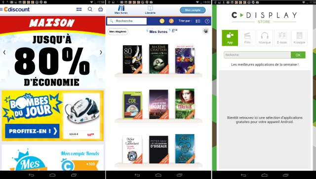 Les applications Cdiscount