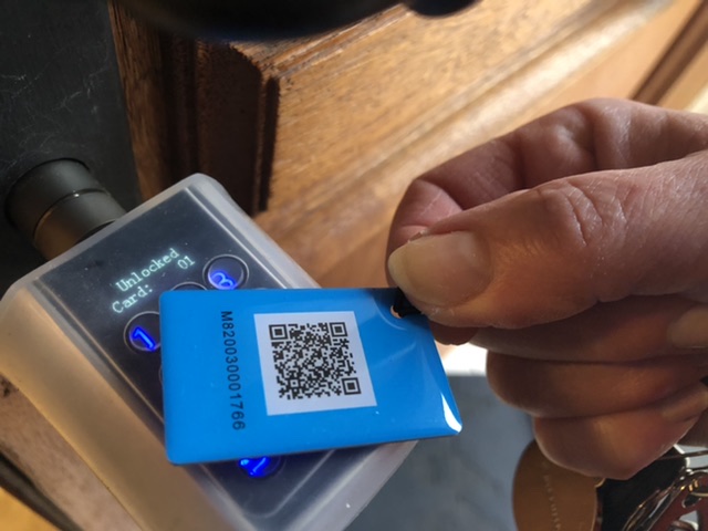 Ouverture avec un badge