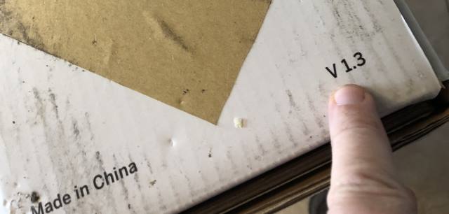Important, la version pour éviter les soucis des premières générations