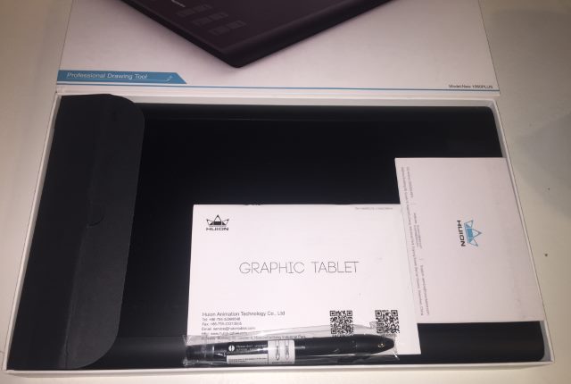Huion 1060 Plus, emballage