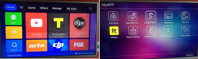 Le système ANDROID intégré permet l'ajout d'applications