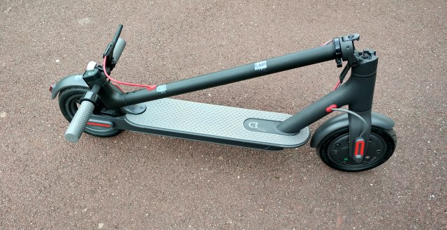 La trottinette Xiaomi M365 pliée