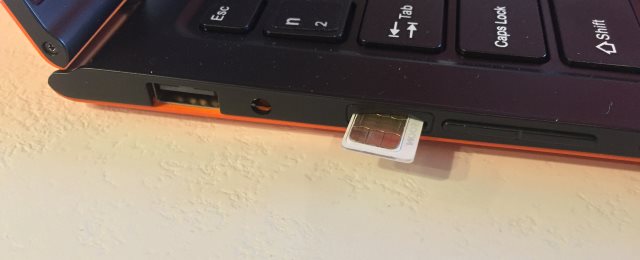 L'emplacement carte SIM ne sert à rien