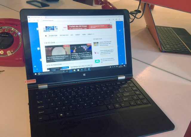 Le Vbook V3, en mode PC