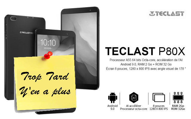 Teclast P80X, la meilleure tablette Android possible 8 (…)