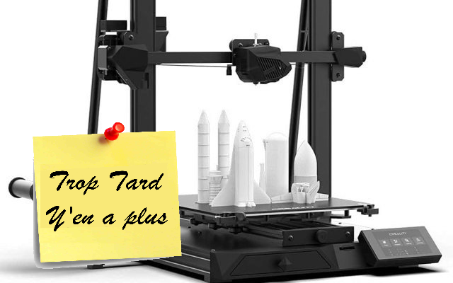 L'imprimante 3D Creality CR-10 Smart, grand volume et (…)