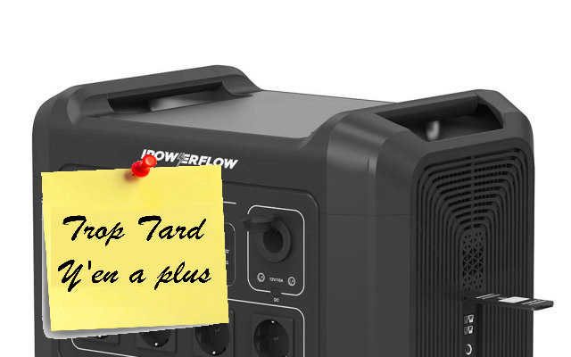 La station electrique iPowerflow UPP-2400, 2232Wh/2400W, (…)
