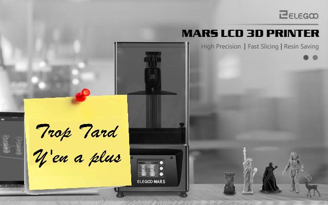 Elegoo Mars Pro : caractéristiques test prix imprimante 3D SLA