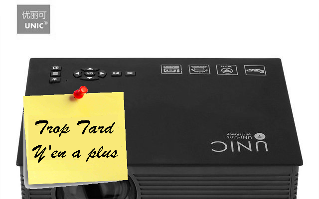 UNIC UC46+, projecteur Miracast DLNA Airplay à 22€10
