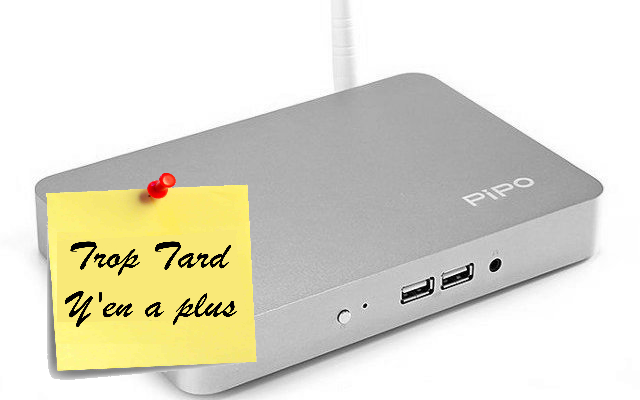 MiniPC Windows Pipo X7S+ nouvelle édition 64GO à 127€ en (…)