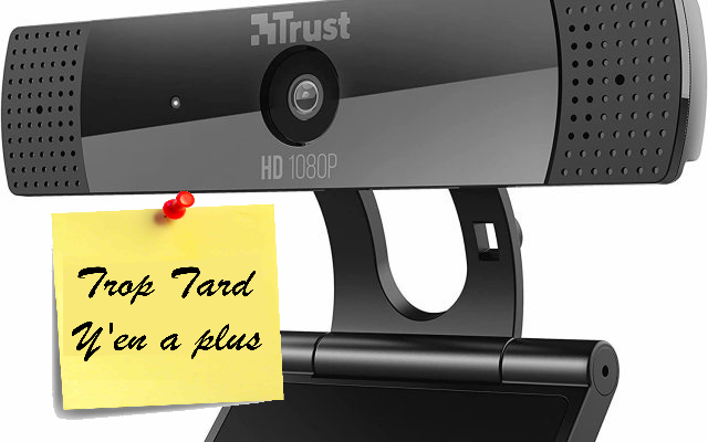 Webcam Full HD 1080p Trust Gaming GXT 1160 à 12,00€