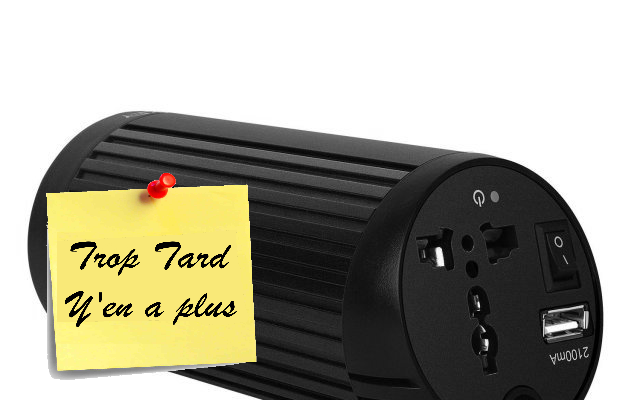 Convertisseur électrique allume cigare 12V vers 230V , (…)