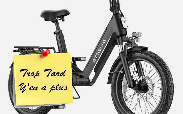 Vélo électrique ENGWE L20 3.0 Boost, la polyvalence au (...)