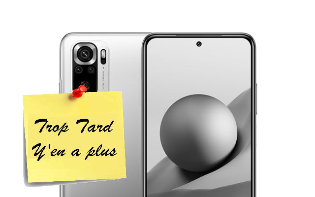 Redmi Note 10S NFC, AMOLED, Helio G95, 6/64GO à 141€ (…)