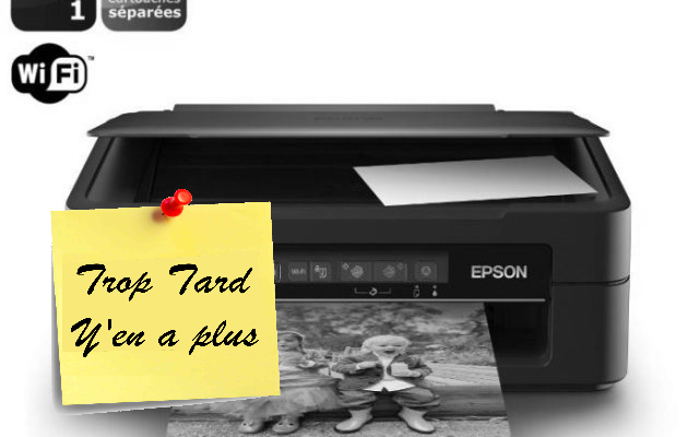 Imprimante Epson 3 en 1 WiFi XP-215 39€95
