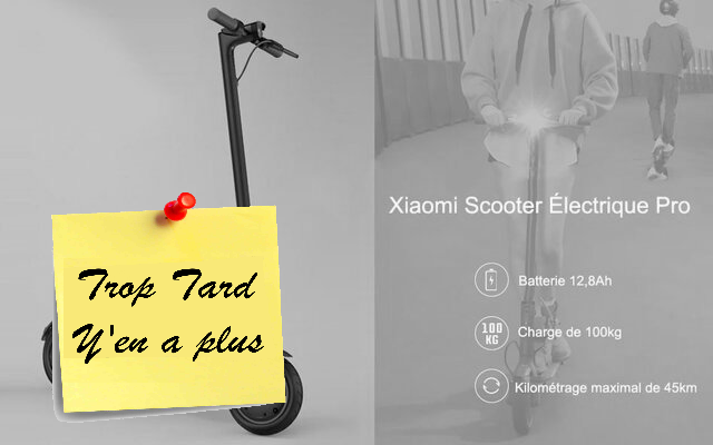 Trottinette Xiaomi M365 PRO, 50% d'autonomie en plus, (…)