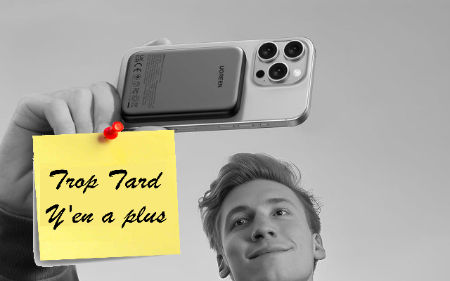 Batterie Ugreen Externe Magnétique sans Fil 5000mAh 15W (...)