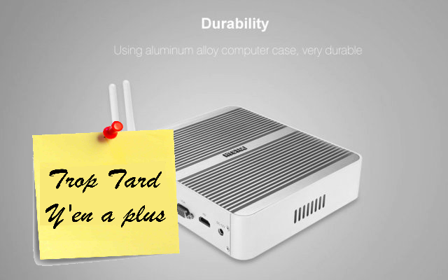 Mini PC Hystou FMP03B Core-i7 5550U nouvelle version à (…)