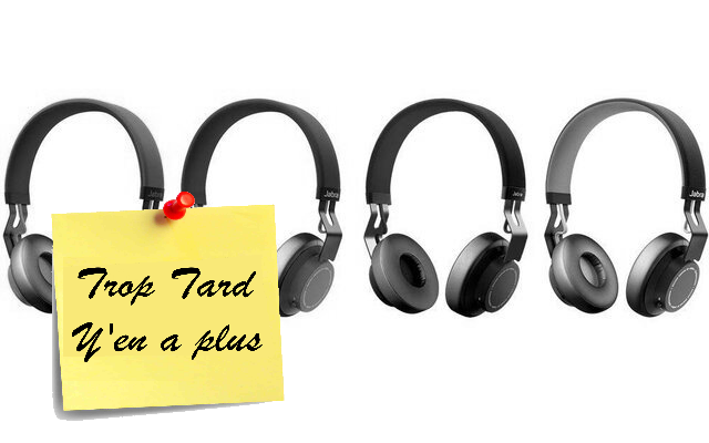 Casque Bluetooth Jabra Move Rouge à 39€26 @ Amazon