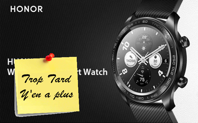 La superbe Smartwatch Huawei Honor Watch Magic à moins (…)