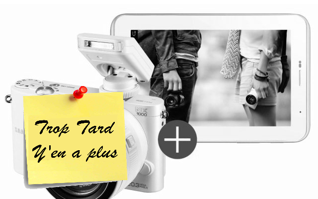 Ensemble appareil photo Samsung NX1000 Wifi + tablette (…)