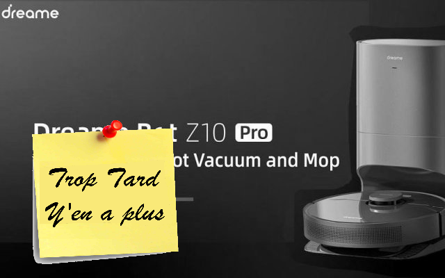 Le DREAME Z10 PRO, aspirateur Robot serpillière avec (…)