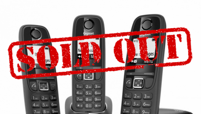 3 téléphones résidentiels Gigaset AS405 Trio pour 24€90 (...)